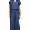 A Shirt Thing Margot Short Sleeve Top in Denim