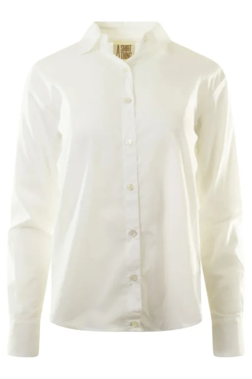 A Shirt Thing Ondine Blouse in White