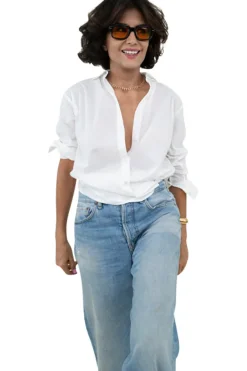 A Shirt Thing Ondine Blouse in White