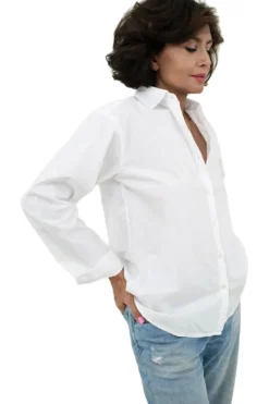 A Shirt Thing Phoebe Top in White