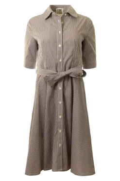 A Shirt Thing Suzanne Dress in Stripe 01