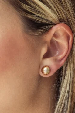 Alexa Leigh Gold Ball Studs in Yellow Gold