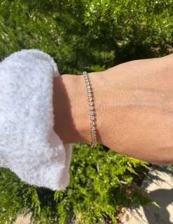 Alexa Leigh Lenore Crystal Tennis Bracelet