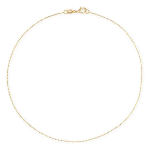Alexa Leigh 1.5mm Gold Ball Chain Necklace