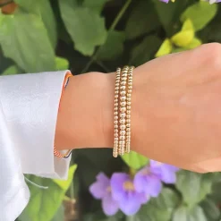 Alexa Leigh 4mm Gold Ball Bracelet