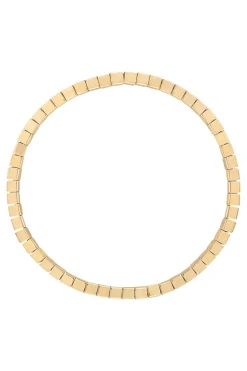Alexa Leigh Square Beaded Bracelet in Yellow Gold