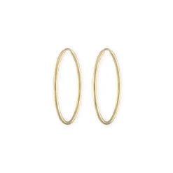 Alexa Leigh The Daily Hoops in Yellow Gold