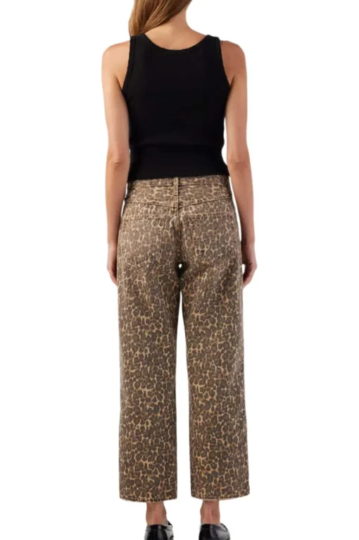 AMO Denim Billie Jeans in Leopard