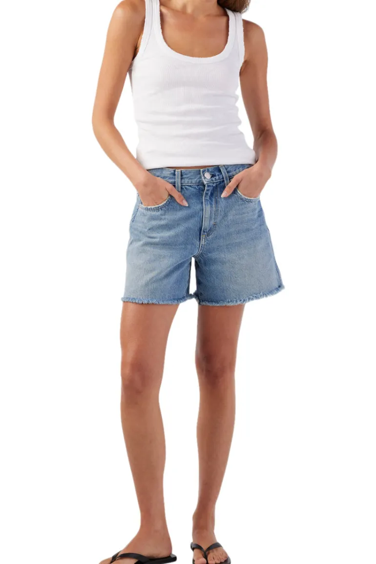 AMO Denim Billie Shorts in Free Spirit