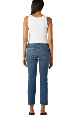AMO Denim Chloe Cropped Jeans in Crush