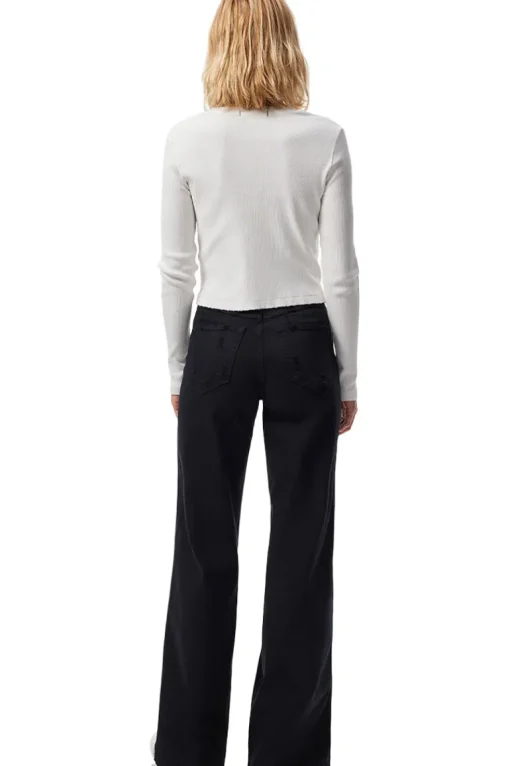 AMO Denim Frida Jean in Black Oak