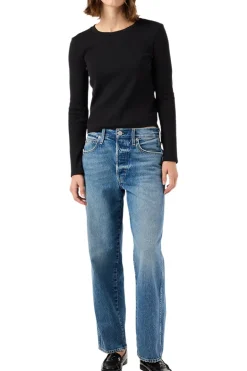 AMO Denim Hattie Straight in Allure