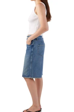 AMO Denim Laura Gaucho Short in Offbeat