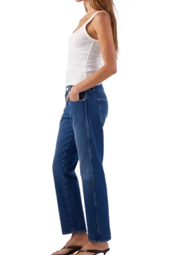 AMO Denim Libby Straight Leg Jeans in Mastermind