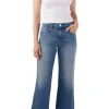 AMO Denim Marjorie Wide Leg Denim in Dropout