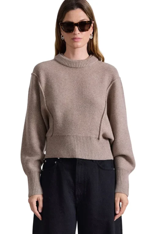 Apiece Apart Alina Dolman Sweater in Walnut