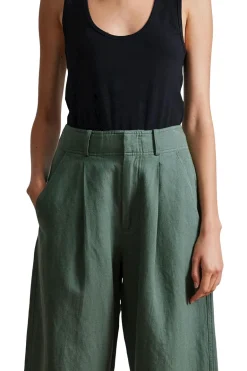 Apiece Apart Bari Crop Trouser in Thyme