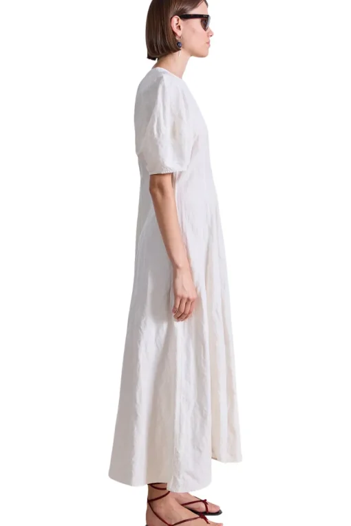 Apiece Apart Bettina Dress in Cream