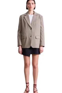 Apiece Apart Ina Tailored Blazer in Moss
