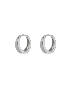 Apres Jewelry Geneva Huggies in 14kt White Gold
