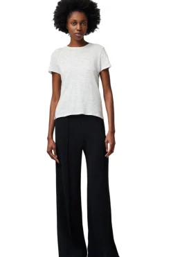ATM Crepe Twill Palazzo Pants in Black