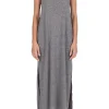 ATM Heather Donegal Jersey Dress in Heather Grey
