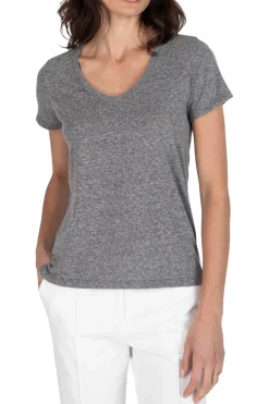 ATM Heather Donegal Jersey Schoolboy Tee in Heather Grey