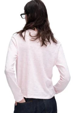 ATM Slub Jersey Long Sleeve Crop Tee