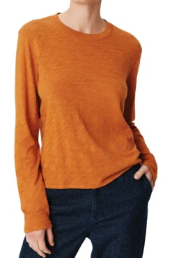 ATM Slub Jersey Long Sleeve Crop Tee