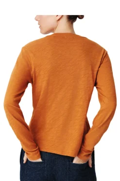 ATM Slub Jersey Long Sleeve Crop Tee