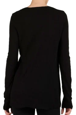 ATM Slub Jersey Long Sleeve V-Neck Tee