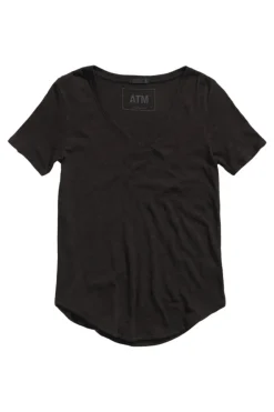 ATM Slub Jersey V-neck Short Sleeve Vneck Tee