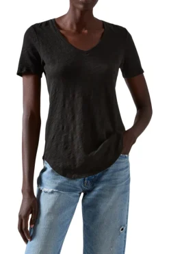 ATM Slub Jersey V-neck Short Sleeve Vneck Tee