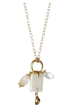 Chan Luu Alessia Necklace in Moonstone Mix