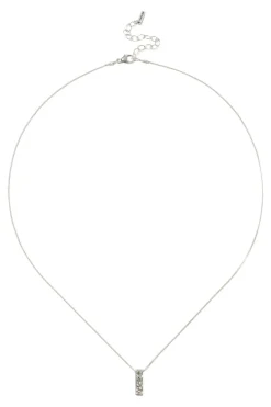 Chan Luu Bar Diamond Necklace in Silver
