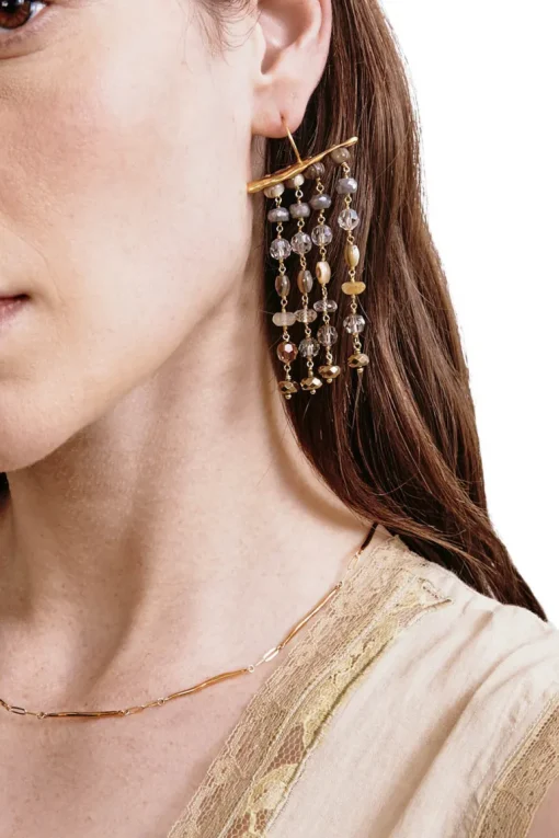 Chan Luu Contessa Waterfall Earrings
