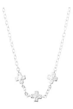Chan Luu Cross Links Necklace in Silver