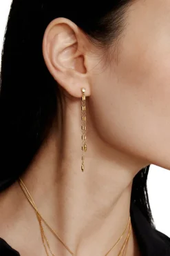 Chan Luu Dangle Earrings in Yellow Gold