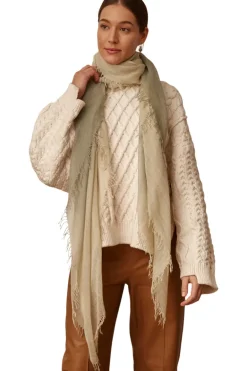 Chan Luu Dip-Dyed Cashmere and Silk Scarf