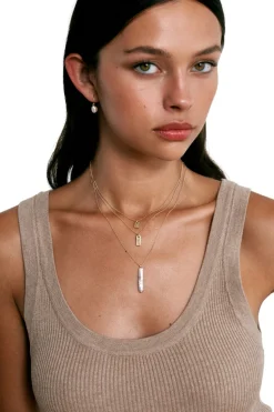 Chan Luu Domino Necklace in Yellow Gold