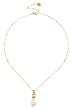 Chan Luu Ellis Necklace in White Pearl