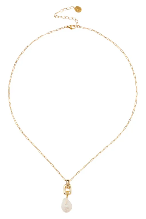 Chan Luu Ellis Necklace in White Pearl