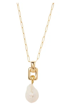 Chan Luu Ellis Necklace in White Pearl