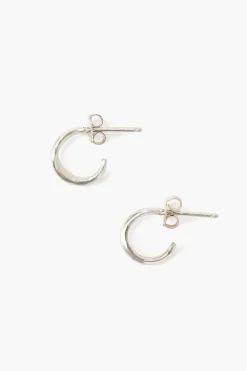 Chan Luu Infinity Huggies in Silver