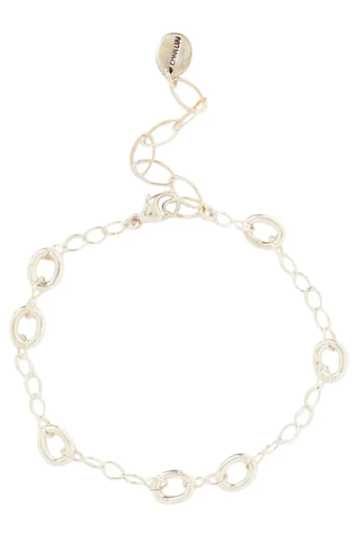 Chan Luu Leni Chain Link Bracelet in Silver