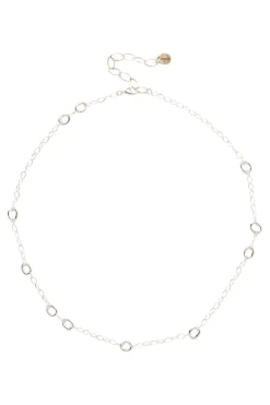 Chan Luu Leni Chain Link Necklace in Silver