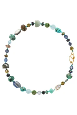 Chan Luu Pandora Necklace in Green Mix