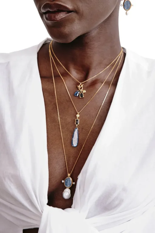 Chan Luu Seine Necklace in Kyanite Mix