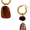 Chan Luu Voyage Hoops in Tiger's Eye Mix
