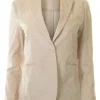 Circolo 1901 Velvet Paisley Slim Blazer